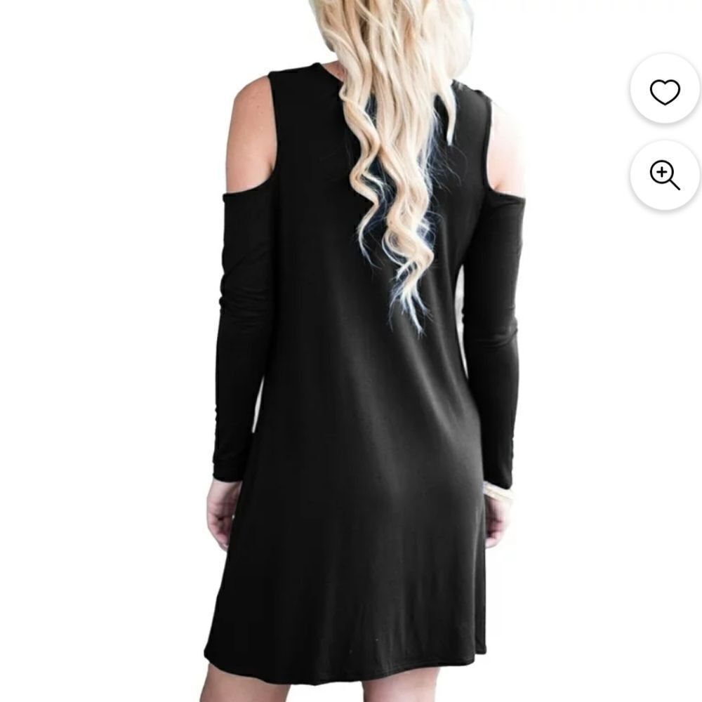 Qixing black simple dress - Picture 9 of 9